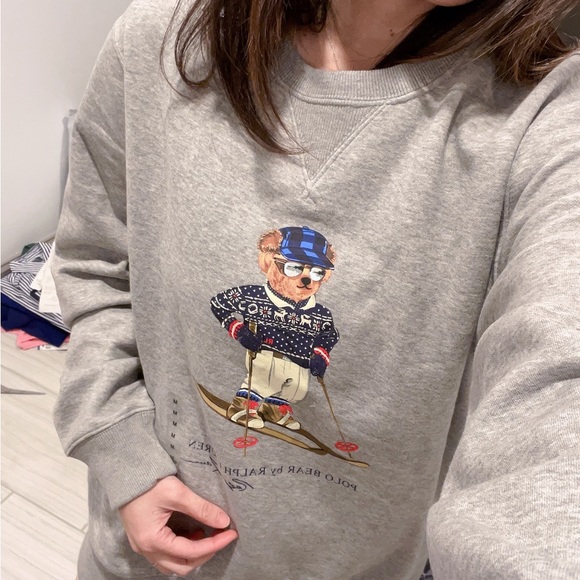 Ralph lauren polo holiday men ski bear sweatshirt - Picture 3 of 4